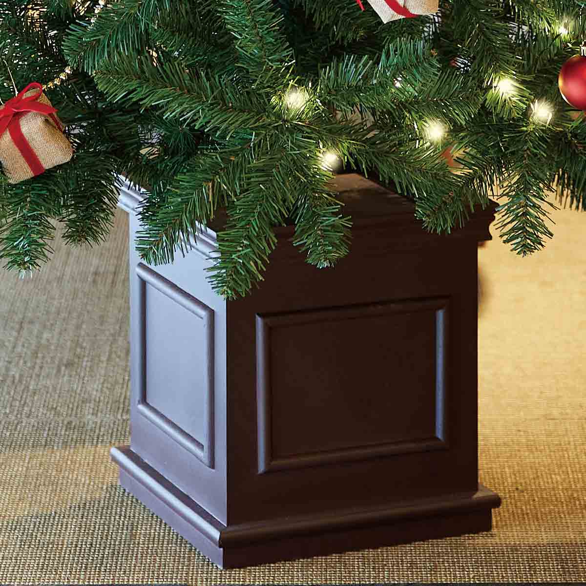 ★58-13-2-2 ウッドポットクリスマスツリーセット レッド高さ180×幅100cm