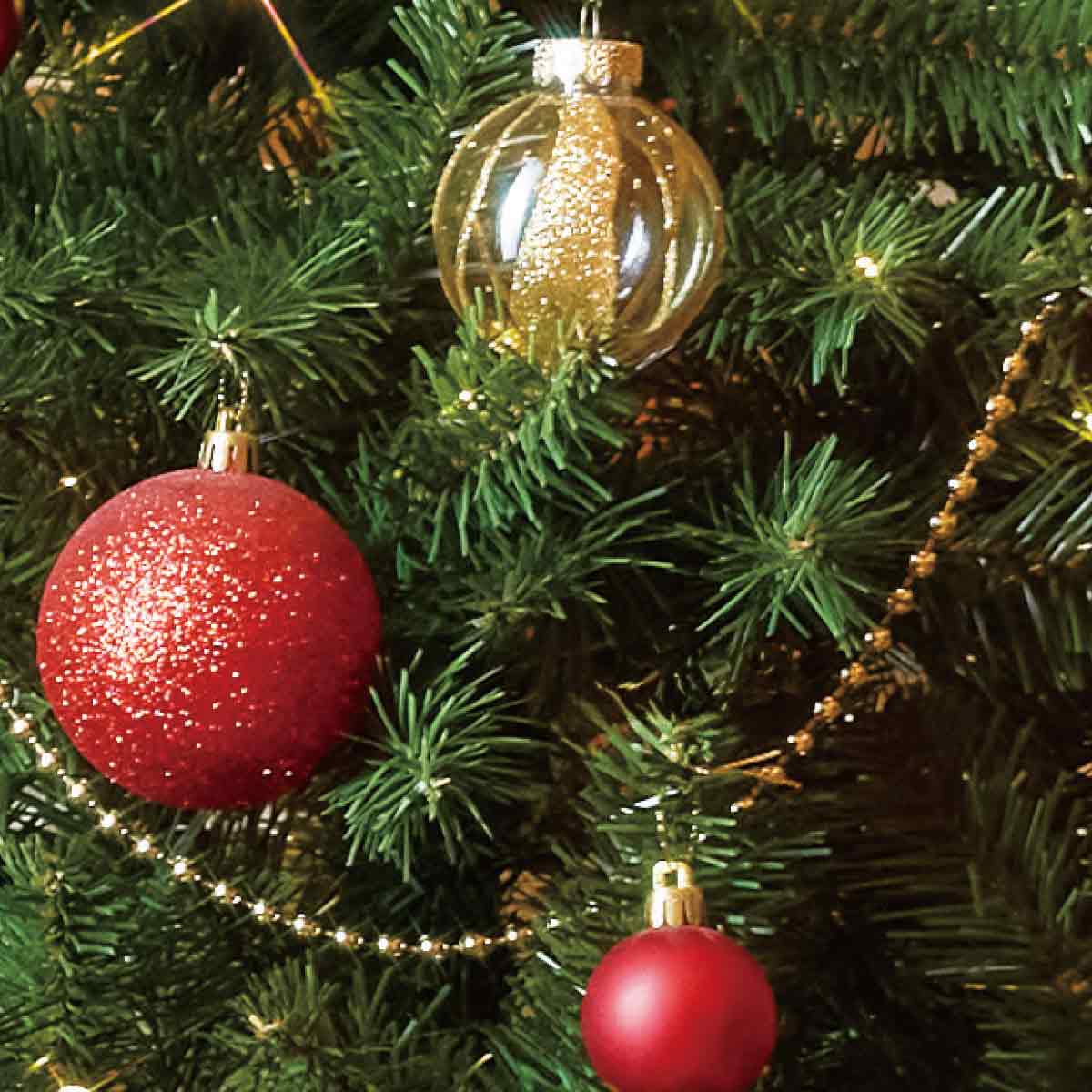 ★58-16-2-2 ポットライトクリスマスツリー レッド高さ180×幅96cm