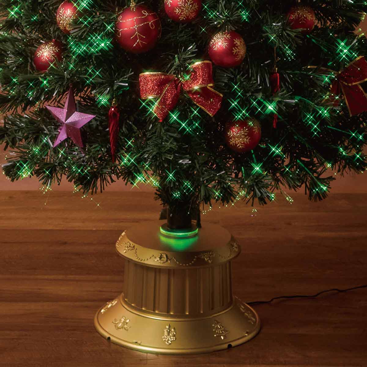 ★58-20-1-2 デコレーションファイバークリスマスツリーセット H240cmレッド