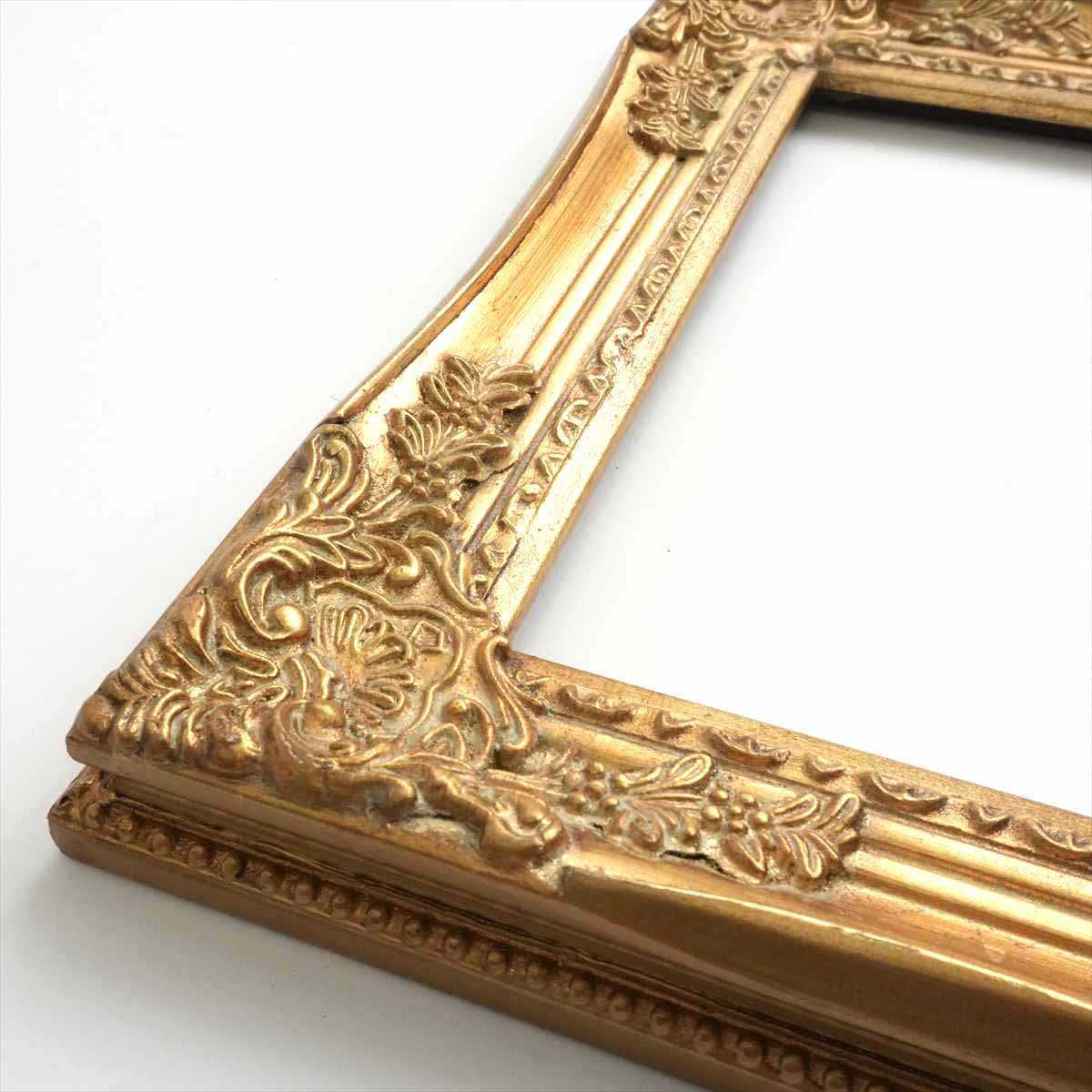 ★58-58-10-1 アンティークスタイルフレーム小 ゴールド