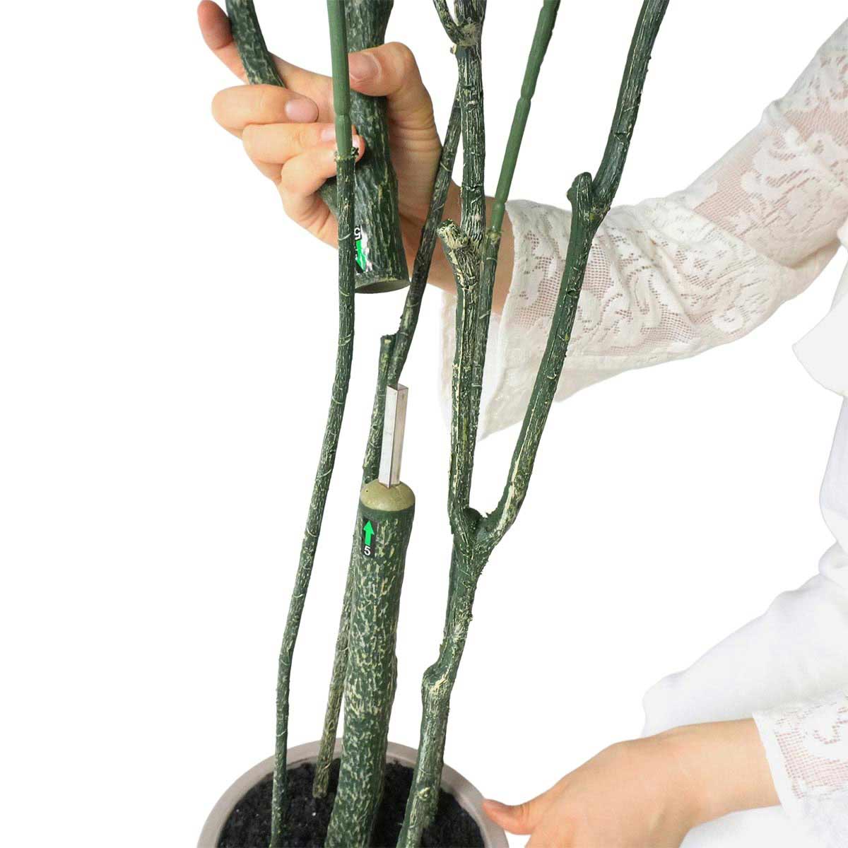 ★53-22-10-1 フェイクグリーン H150cm (人工樹木)パキラ