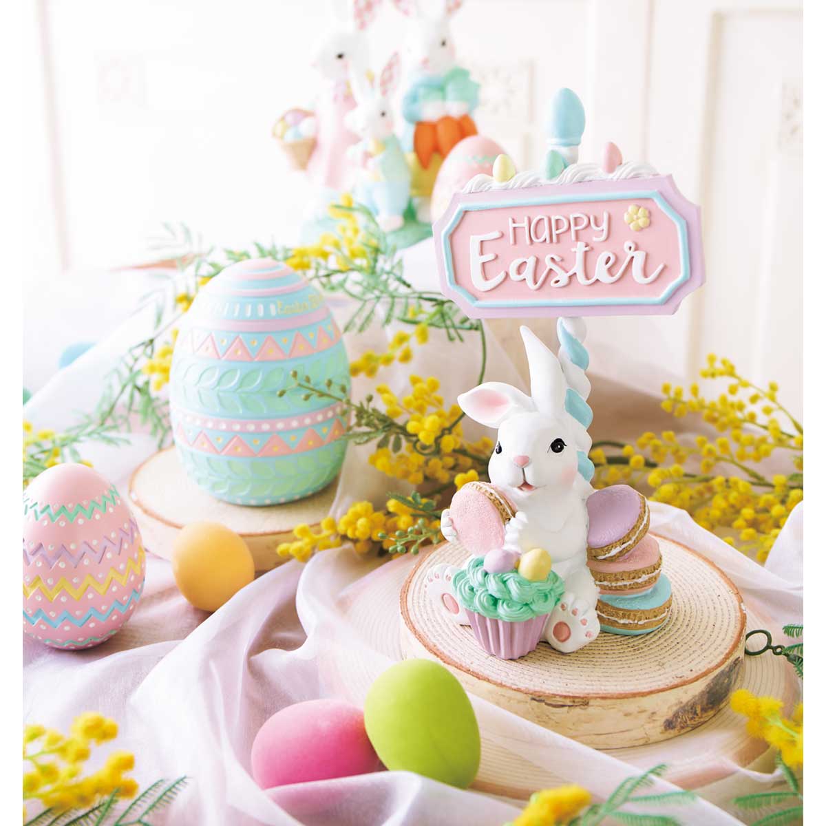 ★53-44-6-3 切り株オブジェ 白樺(直径15×高さ10.5cm)