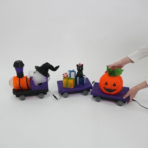 ★57-100-39-1 LEDモチーフ ハロウィントレイン