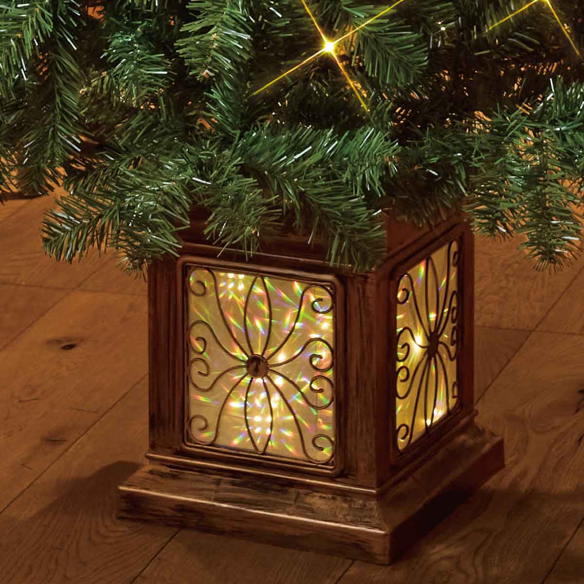 ★58-16-2-2 ポットライトクリスマスツリー レッド高さ180×幅96cm