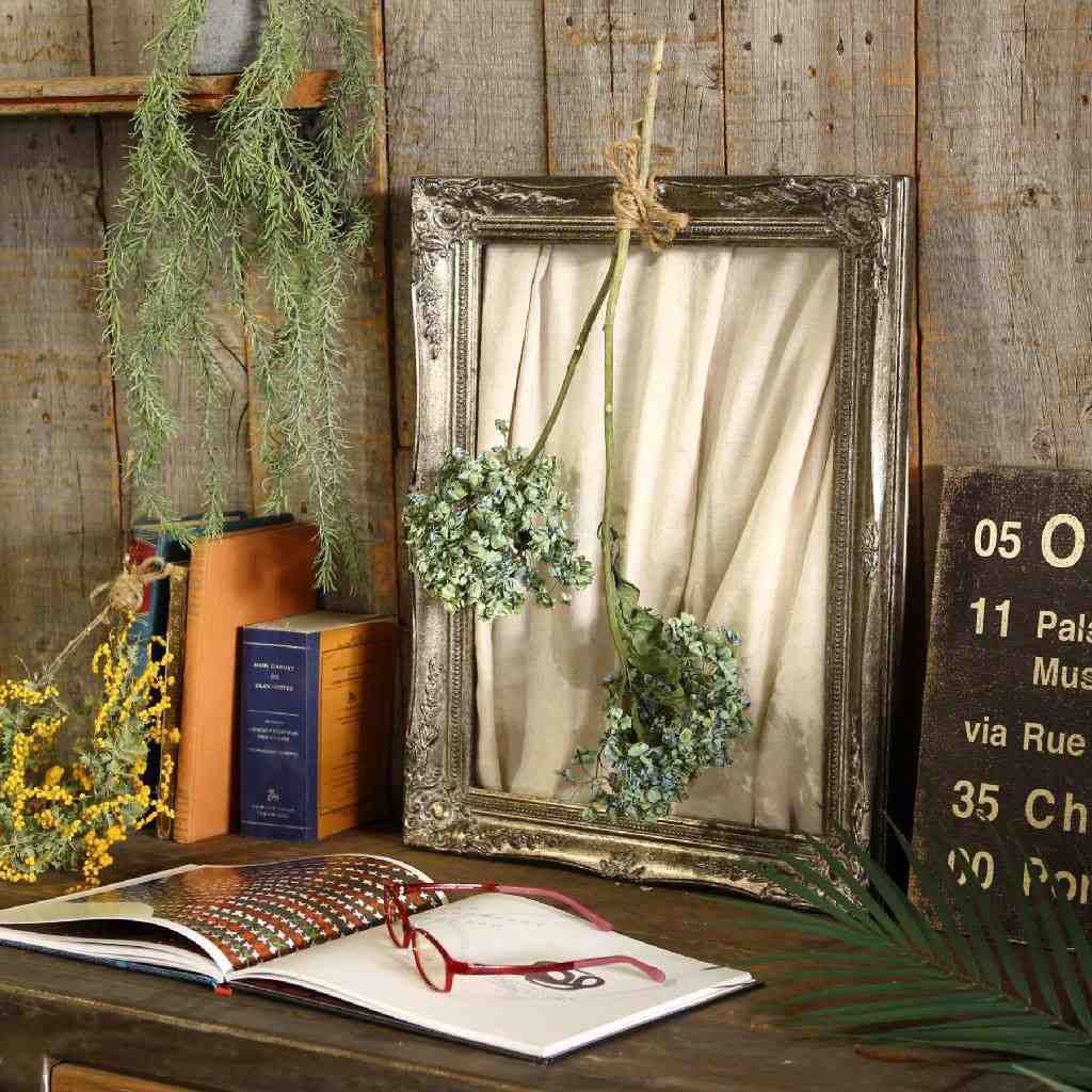 ★58-58-10-6 アンティークスタイルフレーム大 シルバー