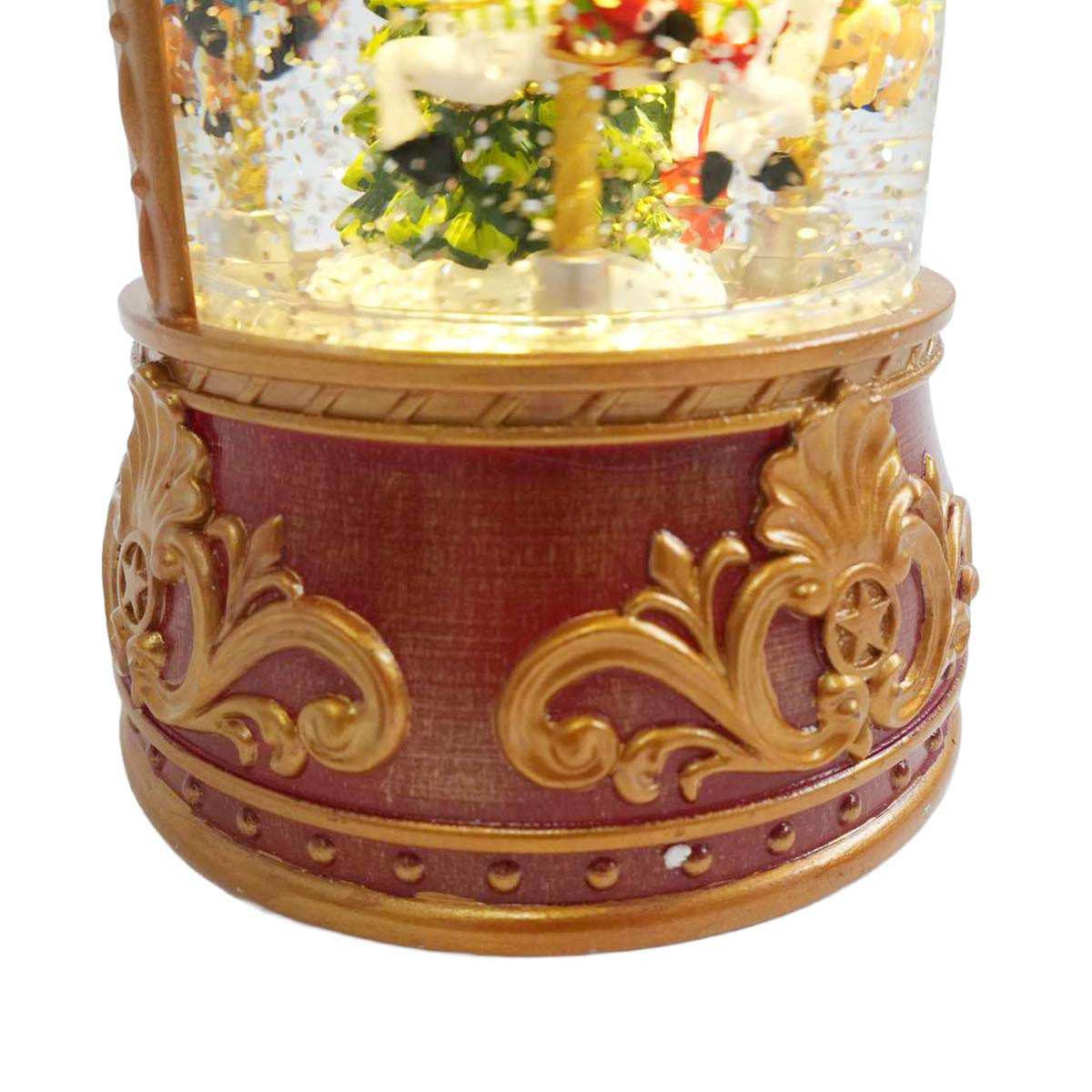 ★58-94-3-1 LEDスノーイングライト メリーゴーランド