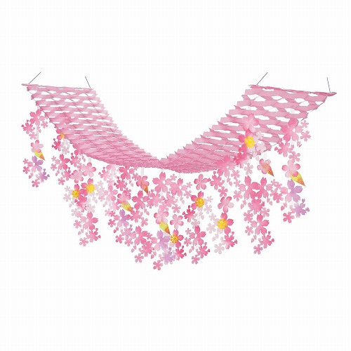 ★53-11-3-1 舞い桜プリーツハンガー