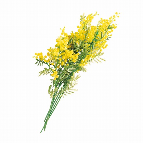 ★53-17-9-1 12本 ミモザ造花スプレーセット54cm