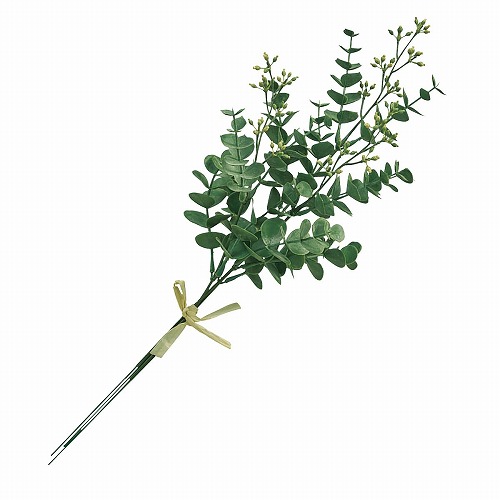 ★53-18-3-2 ケイティユーカリ造花バンドル38cm(グリーン)