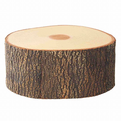 ★53-44-7-4 切り株オブジェ 切り株(直径28×高さ13cm)