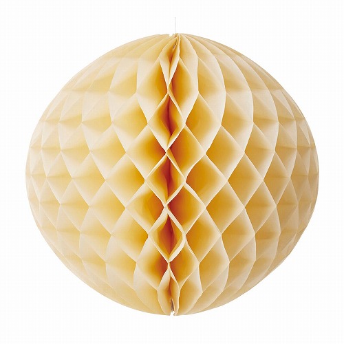 ★53-49-2-2 ハニカムボール(アイボリー 大)