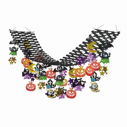★57-100-58-1 ナイトハロウィンプリーツハンガー