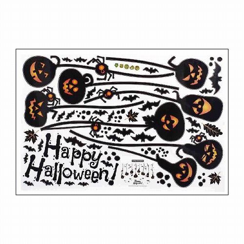 ★57-39-4-1 ハロウィンウォールステッカー ゴースト