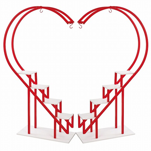 ★58-100-1-1 ハート型ディスプレイラック