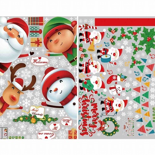★58-107-1-1 ウォールステッカー クリスマス