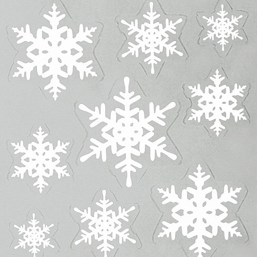 ★58-108-5-1 スノーフレークウインドウシール