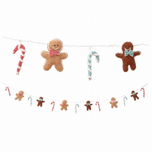 ★58-116-1-1 ジンジャーマンパステルガーランド