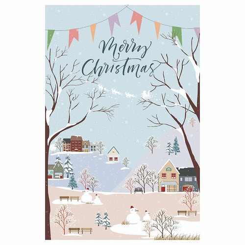 ★58-117-10-1 バックグラウンドシート スノータウン145×220cm