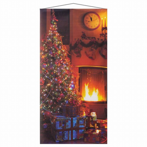 ★58-117-2-1 タペストリー プレゼントクリスマスツリー