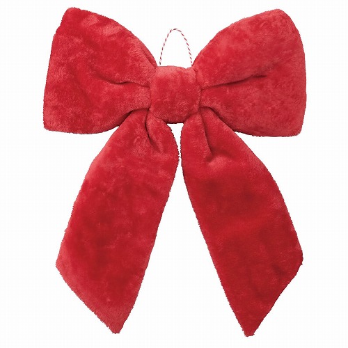 ★58-119-2-3 3Dリボンハンガー大 レッド