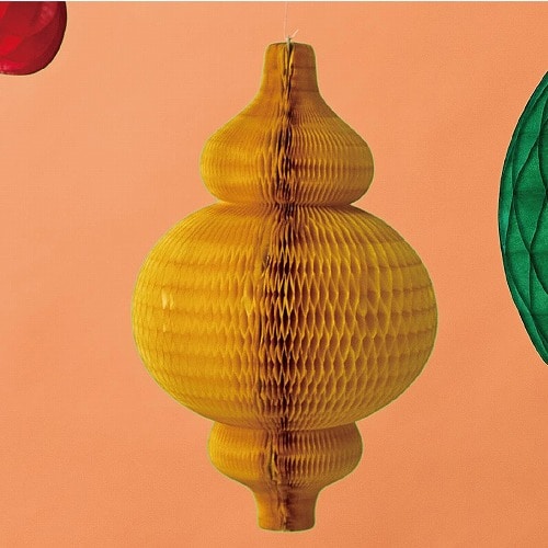 ★58-121-2-3 ペーパーハニカムビッグ67cm小 ゴールド