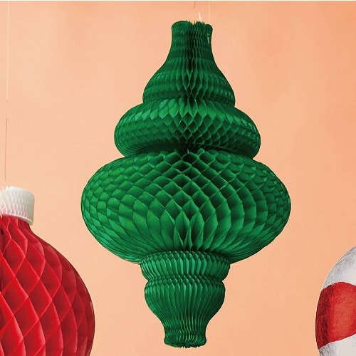 ★58-121-2-4 ペーパーハニカムビッグ67cm大 グリーン