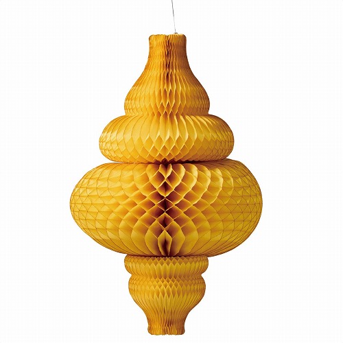 ★58-121-2-6 ペーパーハニカムビッグ67cm大 ゴールド