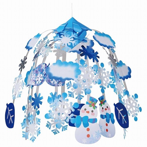 ★58-125-7-1 もこもこウィンター2段 センターハンガー60cm