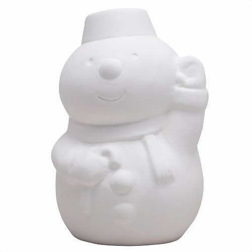 ★58-128-1-2 60個 らくがきクリスマス貯金箱スノーマン