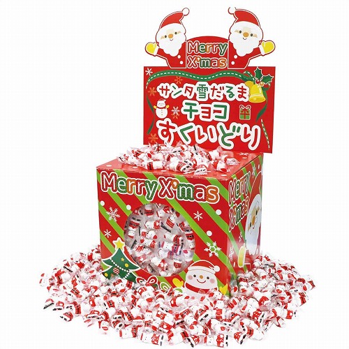 ★58-130-1-1 約100人用 サンタ雪だるまチョコすくいどり