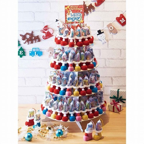 ★58-133-6-1 120人用クリスマス ブーツタワーキャンディセット