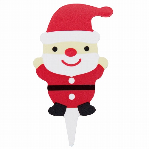 ★58-144-10-1 クリスマス ケーキピックミニサンタ