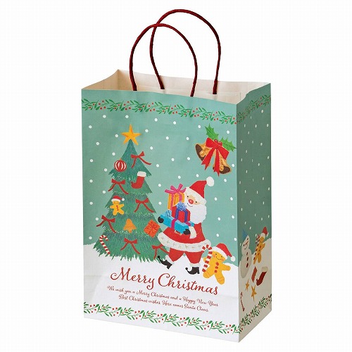 ★58-145-1-2 50枚 手提げ紙袋 オイルパステル幅22×奥行12×高さ31cm