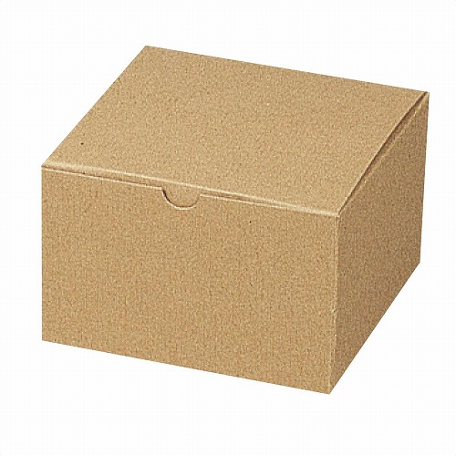 ★58-147-8-2 10枚 ナチュラルギフトボックス幅16.5×奥行16.5×高さ10.5cm