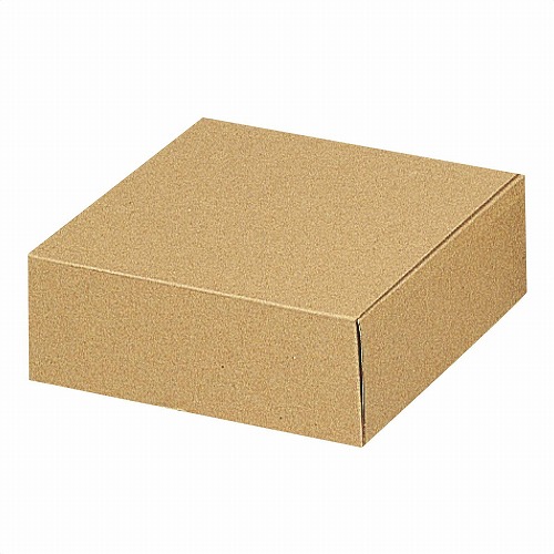 ★58-147-8-4 10枚 ナチュラルギフトボックス幅20×奥行20×高さ8cm