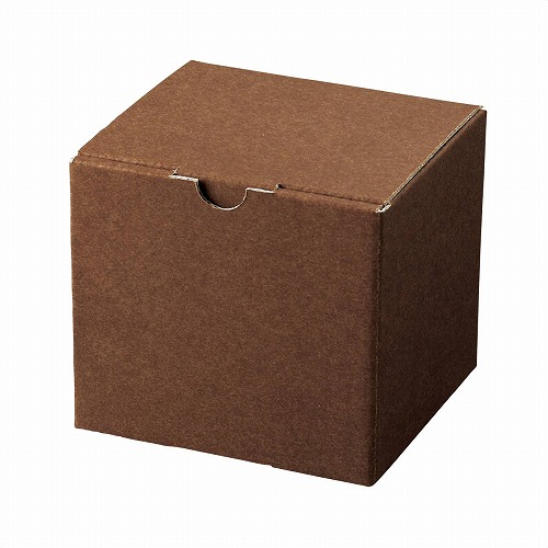 ★58-148-9-1 10枚 ギフトボックス ブラウン幅12×奥行10×高さ11cm