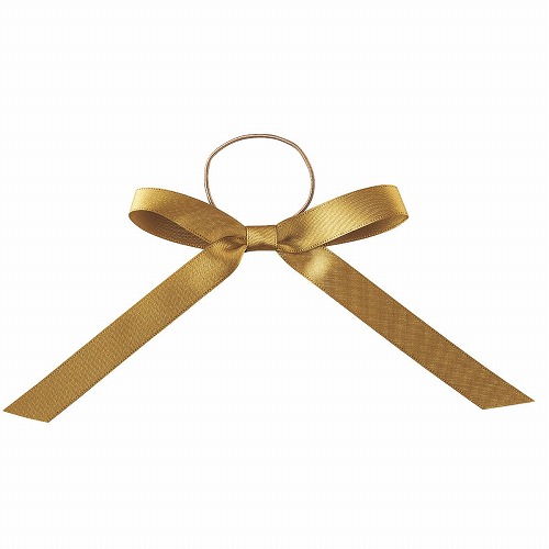 ★58-149-1-2 ギフトバッグ用リボンゴムゴールド
