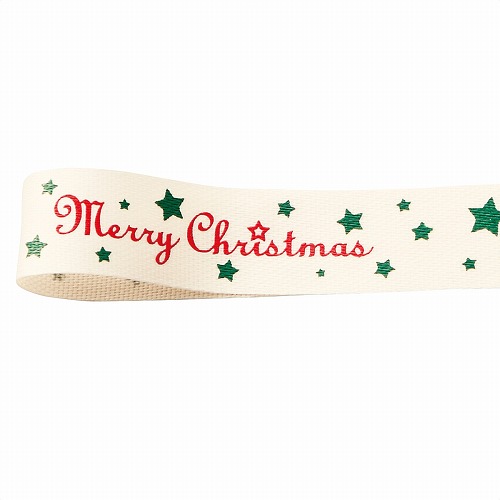 ★58-149-10-1 ステラリボン12mm幅×25m巻ホワイト