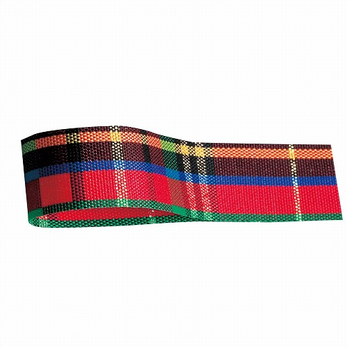 ★58-149-5-1 タータンチェックリボン46m巻13mm幅