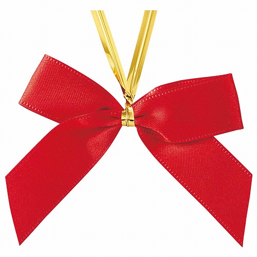 ★58-150-5-2 20個 リボンタイ レッド大