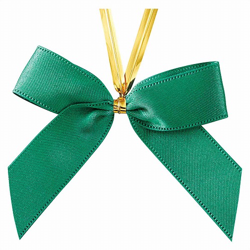 ★58-150-8-2 20個 リボンタイ グリーン大