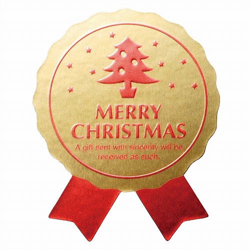 ★58-151-1-8 100枚 リボン型シールプチキュート