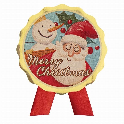★58-152-2-5 100枚 クリスマス強粘着ギフトシールゆかいなクリスマス