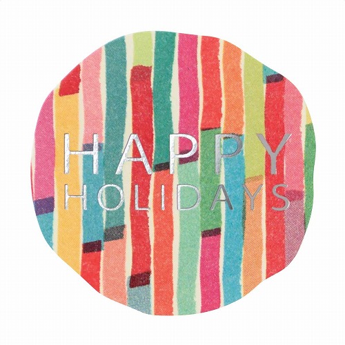 ★58-154-4-2 ギフトシール ホリデーカラフル 小