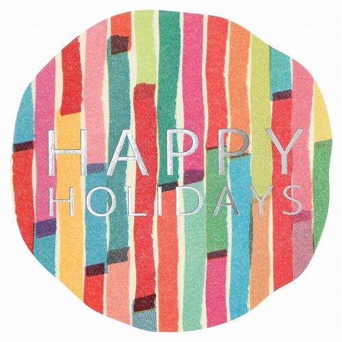 ★58-154-4-3 ギフトシール ホリデーカラフル 大