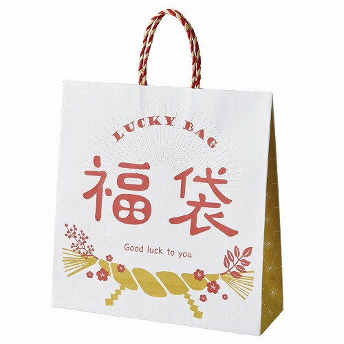 ★58-157-2-3 福袋 しめ飾り幅32×奥行11×高さ33cm