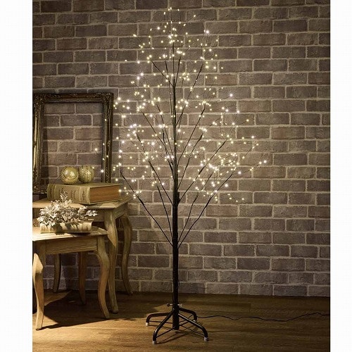 ★58-23-2-1 LEDブラックブランチクリスマスツリー