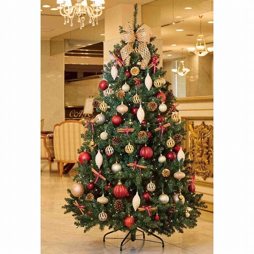 ★58-300-45-3 コンチネンタルクリスマスツリーセット クラシック(高さ210×幅121cm)