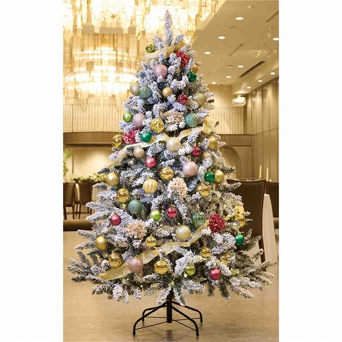 ★58-300-49-2 クリスマスツリーセット スターダストセレブ(高さ180×幅115cm)
