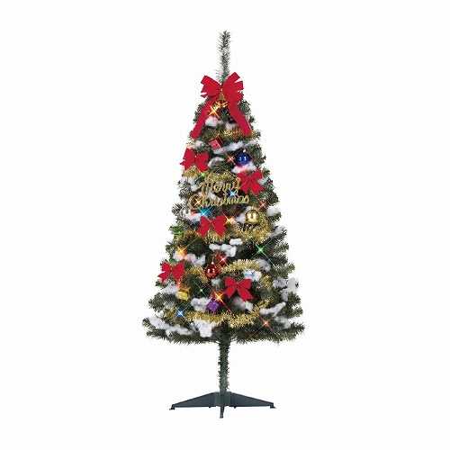 ★58-300-64-3 バリュークリスマスツリーセット(高さ150×幅70cm)